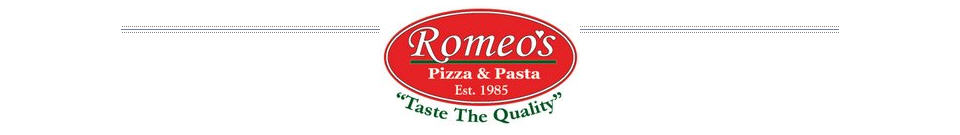 Eating at Romeo's Pizza & Pasta restaurant in Petaluma, CA.